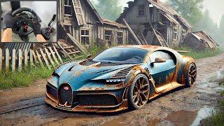 Restoring BUGATTI DIVO (1768 HP) - Forza Horizon 5 Steering Wheel Gameplay