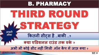 THIRD ROUND STRATEGY, ADMISSION STRATEGY FOR THIRD ROUND