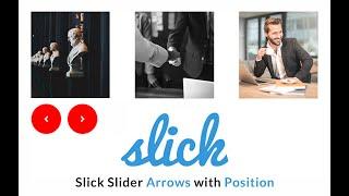 Slick Slider Arrows with Position | cybercodestar - 2020