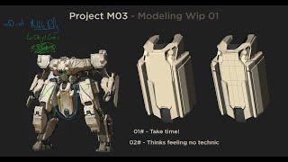 TW Project M-03 - How to start building a Mech in Maya - Hard Surface Modeling Tutorial
