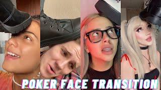 Step On Me Shoe Transition TikTok Challenge Compilation | Lady Gaga Poker Face TikTok Trend