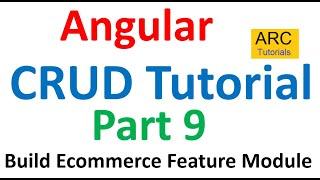 Angular CRUD with Web API Tutorial Part #9 - Service For Feature Module