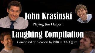 John Krasinski (Jim Halpert) Laughing Compilation & Bloopers