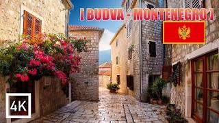 Montenegro's Best Preserved Old Town of Budva I 4K 60Fps Walking Tour