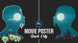 Movie Poster | Dark City | Photoshop Tutorial #photoshoptutorial #photoediting