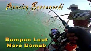 Mancing Barramundi ...‼️‼️ di Rumpon Laut Moro Demak (Rumpon OKI)