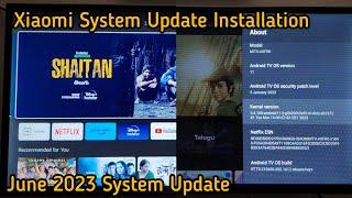 Redmi TV System Update Installation How to Install Software Update in Xiaomi TV 