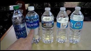 Will Aquafina Bottled Water Freeze Experiment