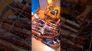 Making a REAL spring lock costume! Fnaf spring bonnie cosplay,short #shorts #fnaf #cosplay #diy #art