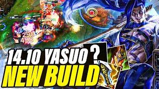 The BEST current Patch 14.10 Yasuo Build! (YASUO IS OKAY?!)