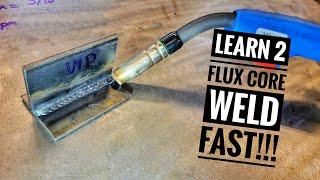 Learn to Make (Perfect) FLUX CORE Welds FAST:( How To Sack Dimes)