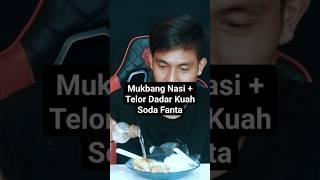 Mukbang Nasi Telor Dadar Kuah Soda Fanta #mukbang #food #makan