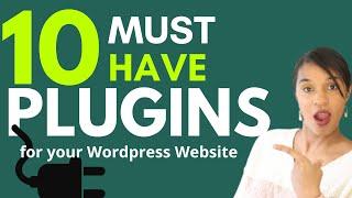 10 Must HAVE WordPress Plugins 2020 | Especially for Beginners | Plugins for WordPress