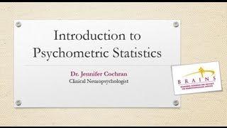 Introduction to Psychometric Statistics