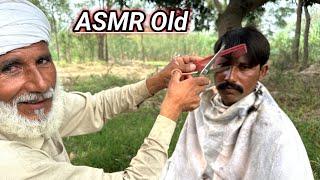 ASMR Fast Hair Cutting & Shaving With Barber Old