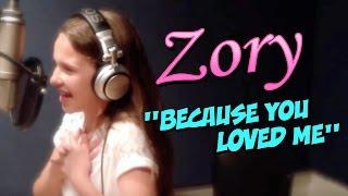 Because You Loved Me - Celine Dion (cover)  |  ZORY