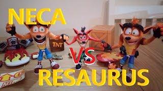 NECA VS ReSaurus: Crash Bandicoot Action Figure Comparisons
