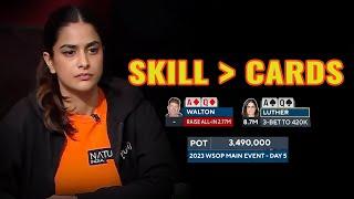 WSOP 2023: Nikita Luther Ka Epic Poker Decision - 4Bet Ke Sath Awkward Poker Spot!  