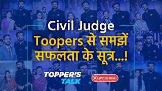 Topper’s Talk || Civil Judge || MJ Sir