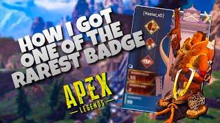 How I Got One Of The Rarest Badge In Apex Legends #shorts