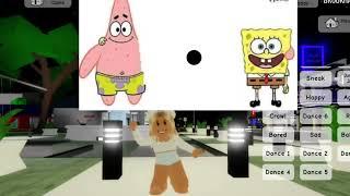 Spongebob and Patrick Optical Ilussion..Magic #roblox