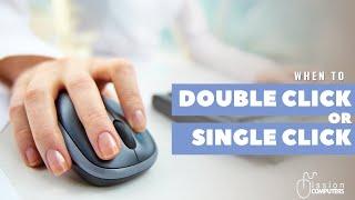 What's the difference between Click and Double Click