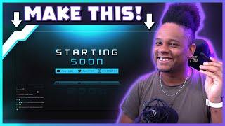 How to make a CLEAN Stream Overlay (Twitch, Youtube, Facebook)