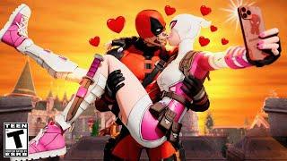 GWENPOOL and DEADPOOL FALL in LOVE.. A Fortnite Short Film