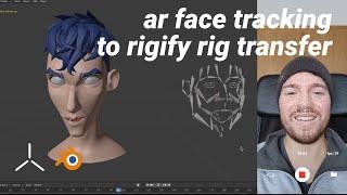 blendartrack - ar face tracking to rigify rig transfer