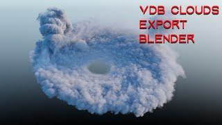 How to Create and EXPORT VDB Clouds in Blender