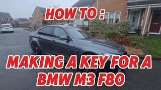 HOW TO - Program a new key to a BMW F80 M3