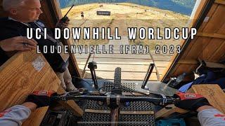 UCI Downhill Worldcup Loudenvielle 2023 // GoPro POV