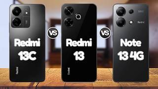 Redmi 13C Vs Redmi 13 Vs Redmi Note 13 4G | @Eficientechs
