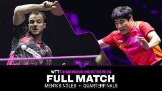 FULL MATCH | Simon Gauzy vs Liang Jingkun | MS QF | #WTTIncheon 2024