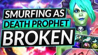 How to RANK UP with ANY HERO - BROKEN DEATH PROPHET SMURF - Dota 2 Guide