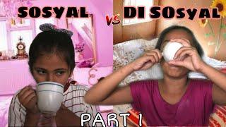 SOSYAL VS DI SOSYAL ft MY COUSINS(PART 1)||ERICKA 35