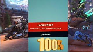 How To Fix Overwatch 2 Login Error Disconnected From Game Server Error LC 208