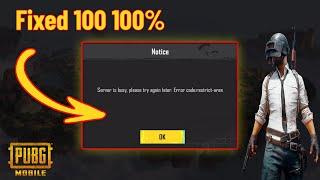 How to Fix PUBG Mobile server is busy in 2024 Working Tips