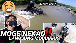 MOGE" Nekad Berenang dikali || Vixion maksa sampe Tersungkur || Motovlog Indonesia