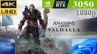 Assassin's Creed Valhalla: RTX 3050 | 1080p | Ultra/Very High, Medium & Low Settings | FPS Benchmark