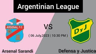 ADS VS JUS Dream 11 Football Match | Arsenal Sarandi vs Defensa y Justica | Argentinian League |