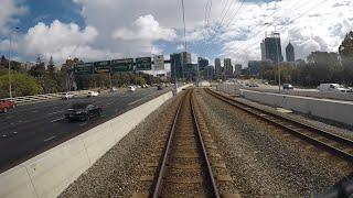 Transperth train drivers view - Perth to Cockburn Central return