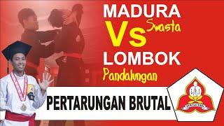 Carok / Pertarungan Pesilat Madura Swasta Vs Pesilat Lombok || Pencak Silat Indonesia.