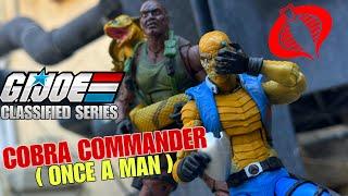 G.I. Joe Classified Series SDCC Cobra Commander (Once a man) Action Figure Review