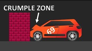 Crumple zone | Safe cars are built weaker