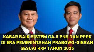 SELAMAT | DI ERA PEMERINTAHAN PRABOWO GAJI SINGLE SALARY DITERAPKAN UNTUK PNS DAN PPPK!