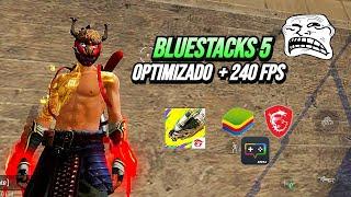 COMO OPTIMIZAR BLUESTACKS 5  (PC GAMA BAJA) & BUGEAR FPS Y RENDIMIENTO  Free Fire 2024