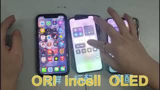 Different display effects of the iPhone X LCD original, incell, Oled Quality