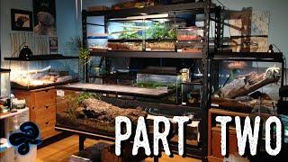 Reptile Room Tour May 2016 (Part 2) | Over a DOZEN New Animals!