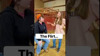 Horse Girl Vs Barn Boy! #shorts #animals